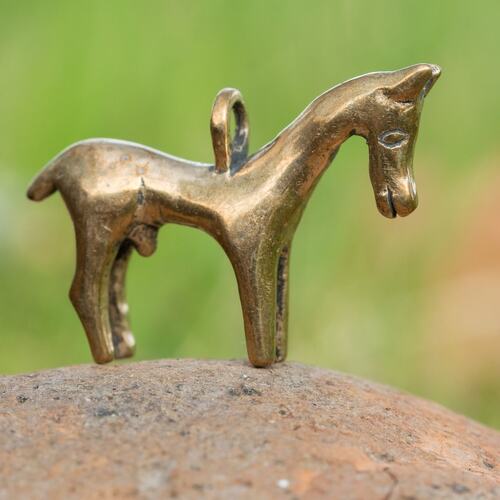 CELTIC HORSE PENDANT - 1st Century, Gallia - Bronze