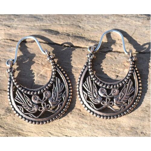 BYZANTINE EARRINGS - X. Century, Viking Rus - Bronze