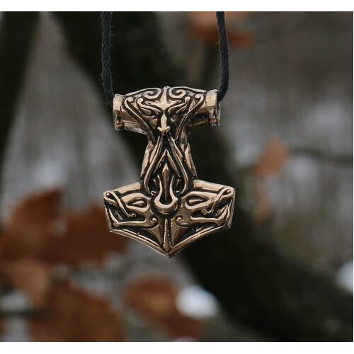 THOR'S HAMMER PENDANT - Medieval - Bronze