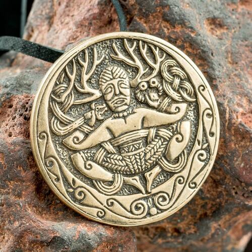 CERNUNNOS PENDANT - Gundestrup Cauldron - Bronze