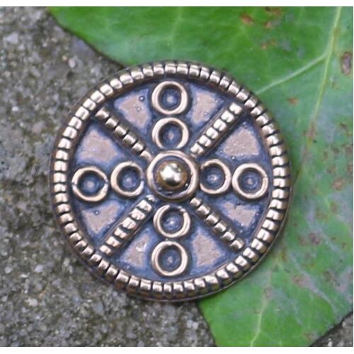 SUN CIRCLE CELTIC PENDANT - Oppidum Zavist - Bronze