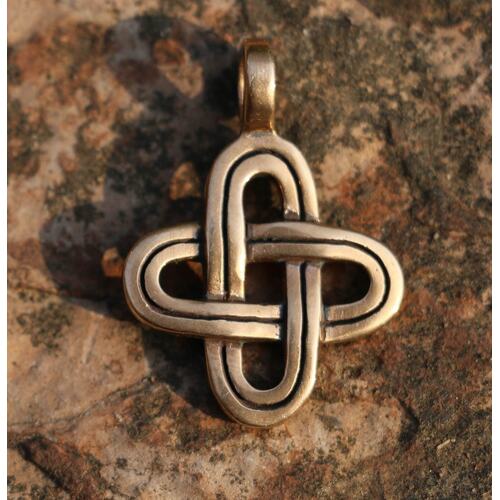 SIMPLE KNOT PENDANT - Bronze