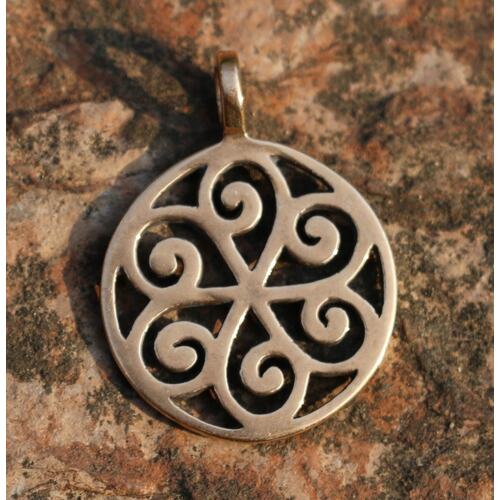 SUN SYMBOL II PENDANT - Bronze