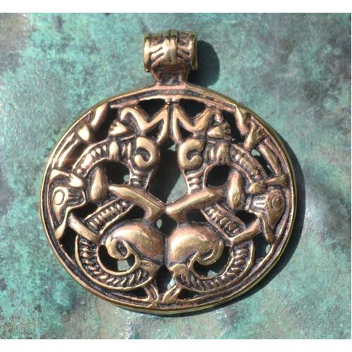 VIKING PENDANT - Borre Style - Bronze