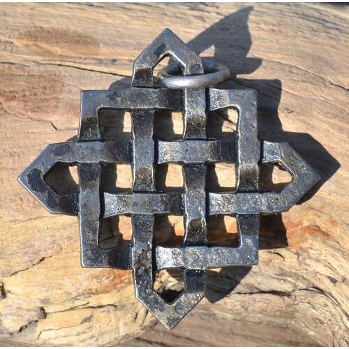 CELTIC STAR PENDANT - Hand Forged Steel