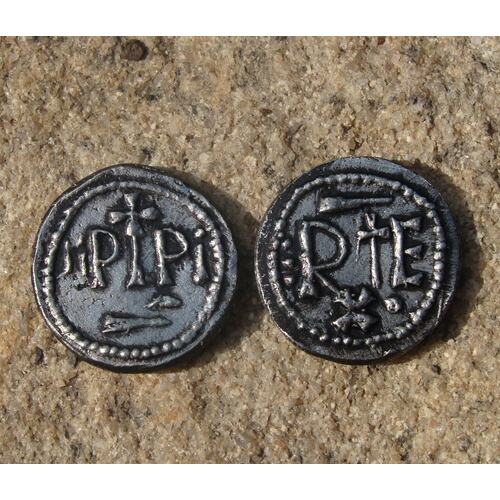 COIN PIPIN III - Replica, Frankish 751 - 768