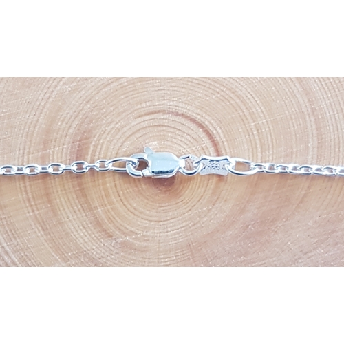 CHAIN FOR PENDANTS - Sterling Silver Cable Chain - 50 CM