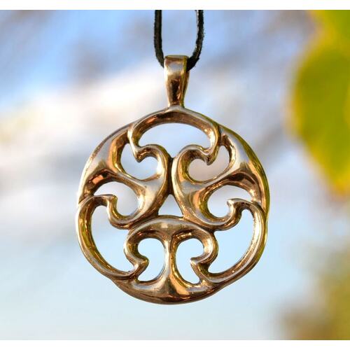 CELTIC KNOT OF LIFE PENDANT - Replica, 1st Century - Bronze