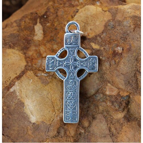 ERIN CROSS PENDANT - Celtic - Sterling Silver