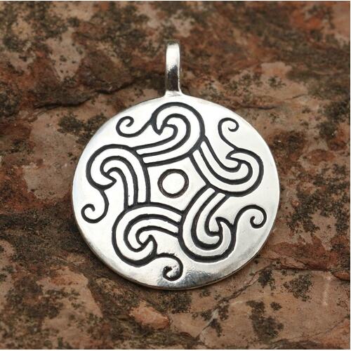 SUN PENDANT - Bronze Age - Sterling Silver