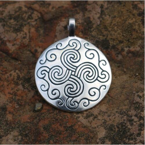 SUN II PENDANT - Bronze Age - Sterling Silver