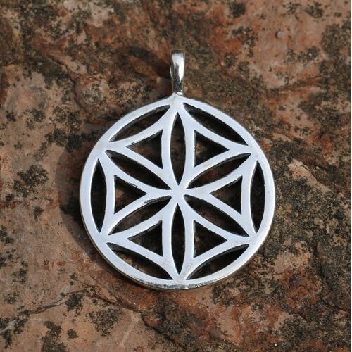 SUN FLOWER II PENDANT - Sterling Silver