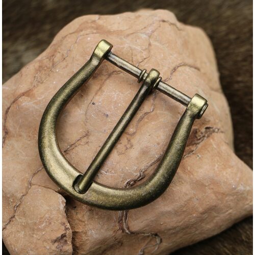 BELT BUCKLE - Medieval - Antique Brass Finish